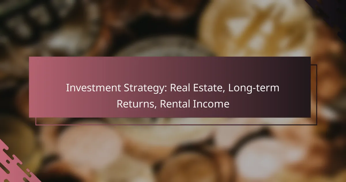 Investment Strategy: Real Estate, Long-term Returns, Rental Income