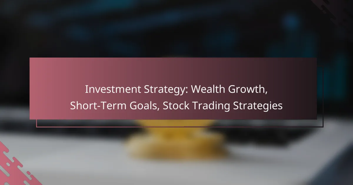 Investment Strategy: Wealth Growth, Short-Term Goals, Stock Trading Strategies