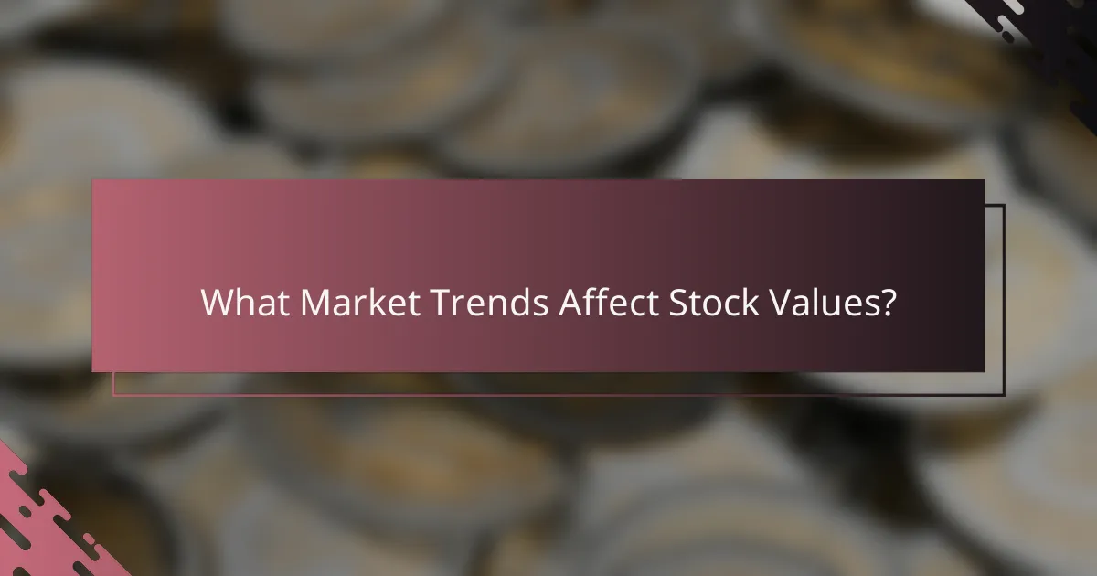 What Market Trends Affect Stock Values?
